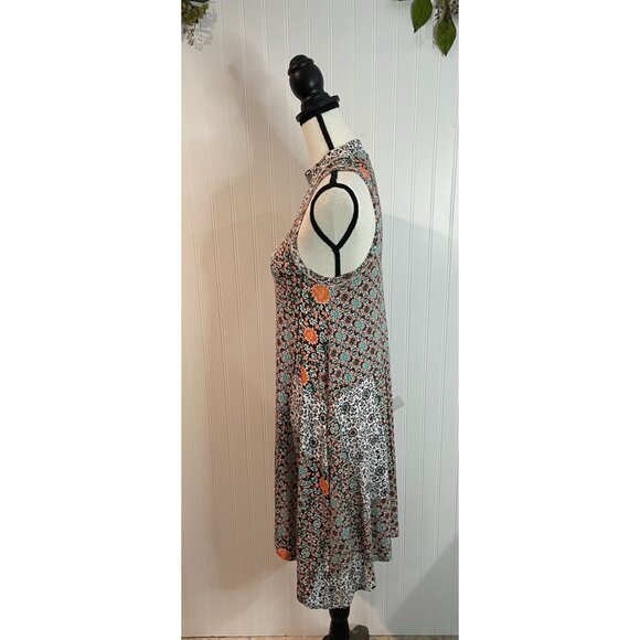 Maeve XS Sleeveless Mixed Floral Patchwork Swing Dress - Picture 6 of 15